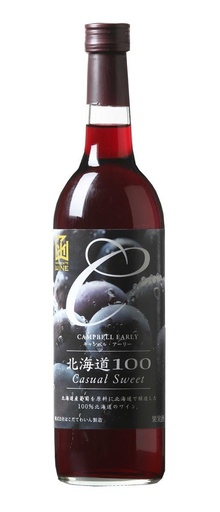 北海道100坎贝尔早红葡萄酒720ml